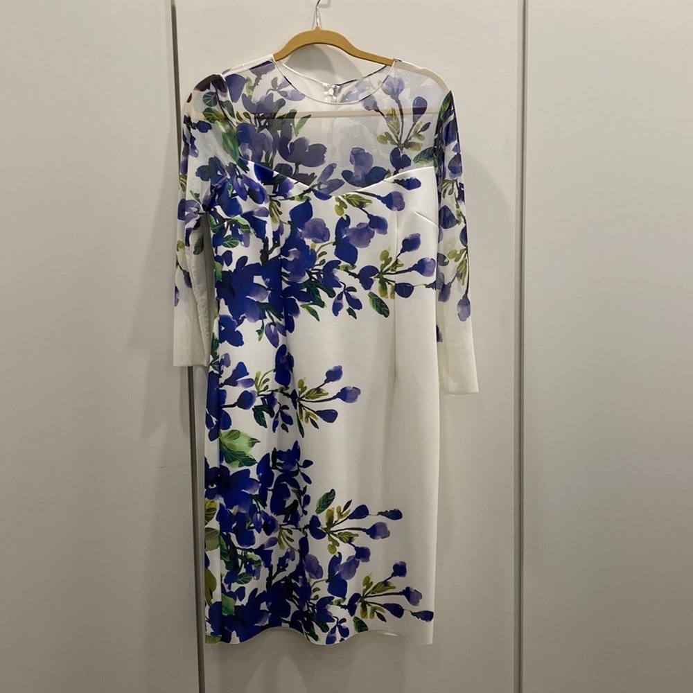 Teri Jon By Rickie Freeman: Floral Scuba dress